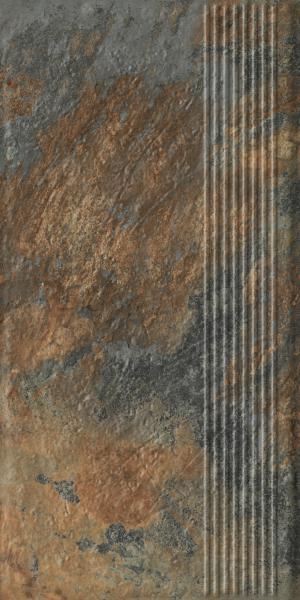 СТУПЕНЬ CERAMIKA PARADYZ ARDIS RUST STOPNICA PROSTA STRUKTURA MAT 30X60 (1,44)