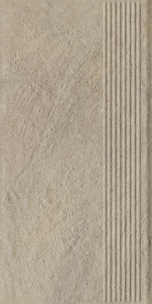 СТУПЕНЬ CERAMIKA PARADYZ EREMITE CREMA STOPNICA PROSTA STRUKTURA MAT 30X60 (1,44)