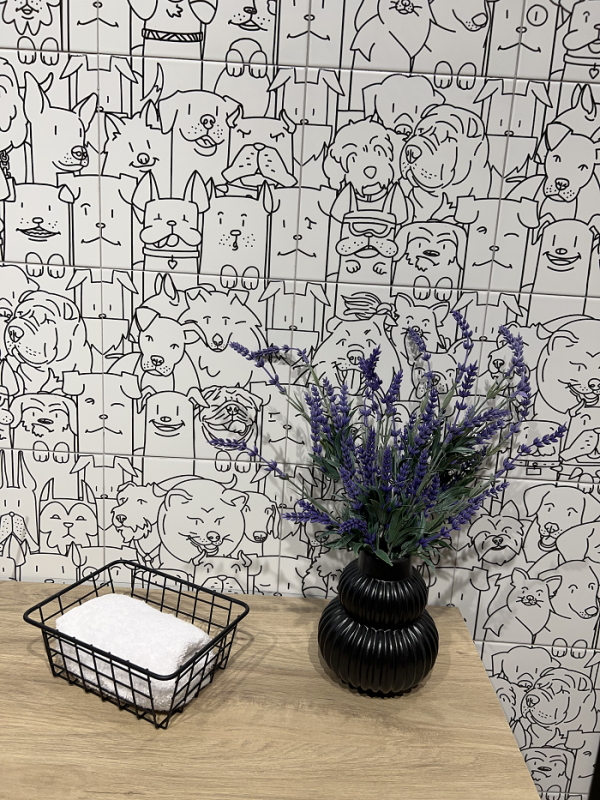 КЕРАМОГРАНИТ CODICER OH MY DOG WHITE 25X25 — изображение 2