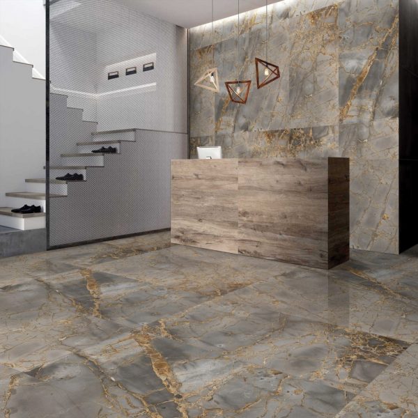 КЕРАМОГРАНИТ REALISTIK REFLECTION GOLD MAT 60X60 — изображение 2