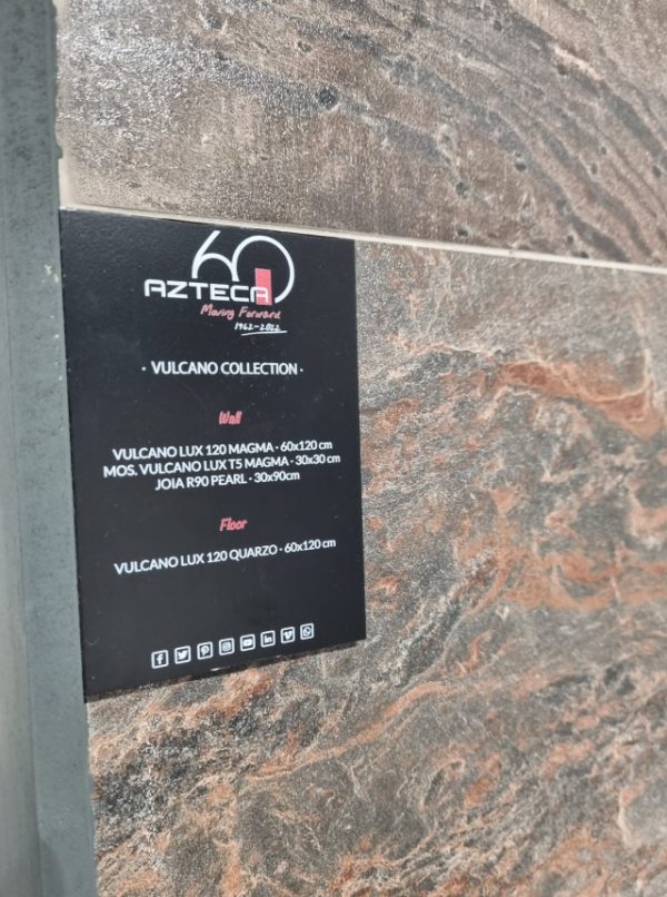КЕРАМОГРАНИТ AZTECA VULCANO LUX MAGMA 60Х120 — изображение 7