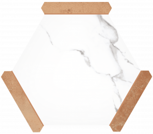 КЕРАМОГРАНИТ MONOPOLE MENORCA CALACATTA 22X25