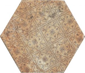 КЕРАМОГРАНИТ MONOPOLE POMPEIA DECOR MARRON 20X24