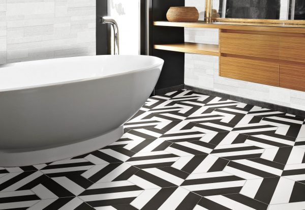КЕРАМОГРАНИТ CODICER HEX. PORTO CAPRI BLACK 25X22 — изображение 2