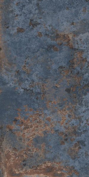 Керамическая плитка 60*120 Oxyde Carving Blue Rec. КЕРАМИЧЕСКАЯ ПЛИТКА 60*120 OXYDE CARVING BLUE REC.