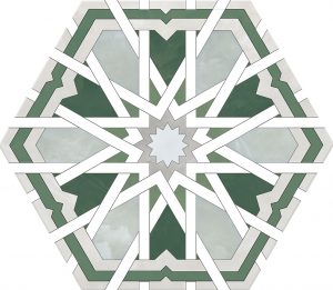 КЕРАМОГРАНИТ MONOPOLE RADIANT GREEN 20X24 (0,915)