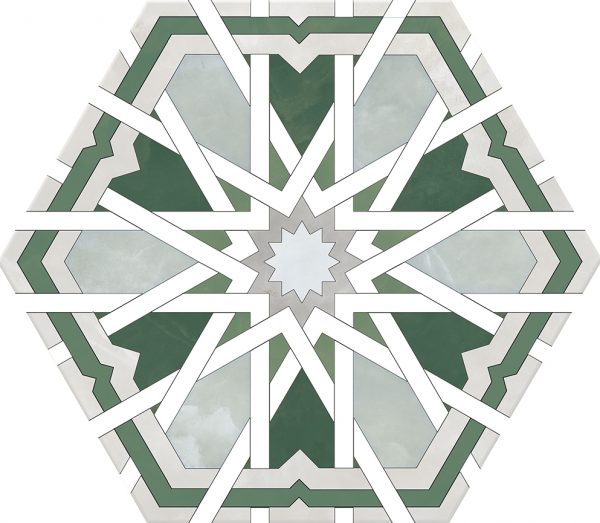 КЕРАМОГРАНИТ MONOPOLE RADIANT GREEN 20X24 (0,915)