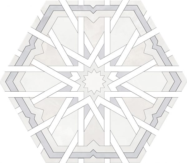 КЕРАМОГРАНИТ MONOPOLE RADIANT WHITE 20X24 (0,915)