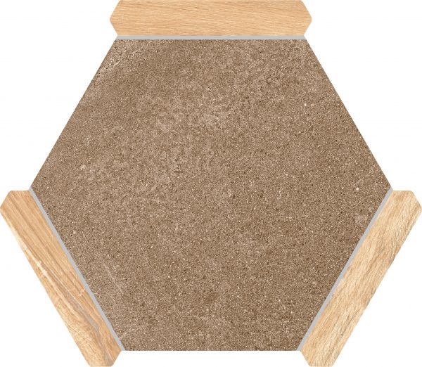 КЕРАМОГРАНИТ MONOPOLE SACRAMENTO MARRON PINO 22X25
