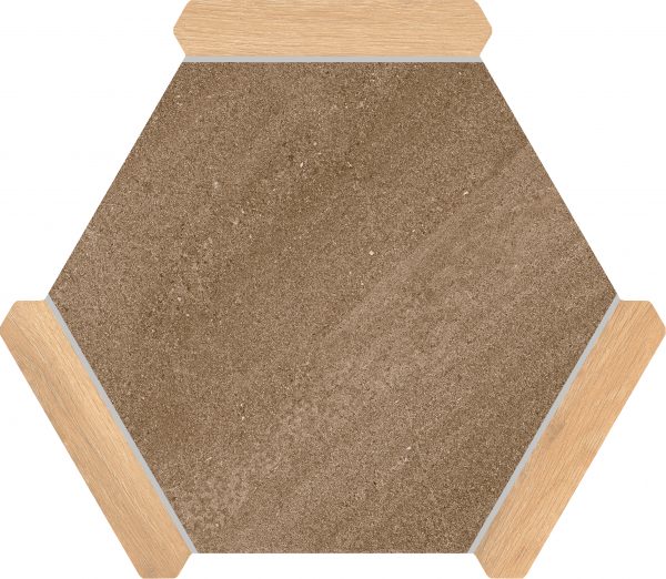 КЕРАМОГРАНИТ MONOPOLE SACRAMENTO MARRON PINO 22X25 — изображение 4