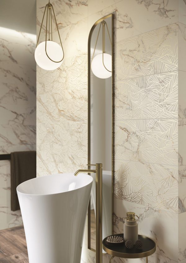 ДЕКОР CERAMIKA PARADYZ SERENE BIANCO INSERTO 25X75 — изображение 2