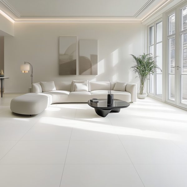КЕРАМОГРАНИТ REALISTIK SUPERWHITE MATT ГЛАЗУРОВАННЫЙ 60X60 (1,44) — изображение 2