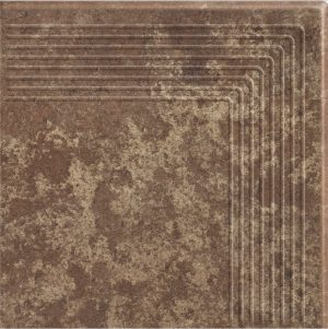 СТУПЕНЬ УГЛОВАЯ CERAMIKA PARADYZ ILARIO BROWN STOPNICA NAROZNA 30X30