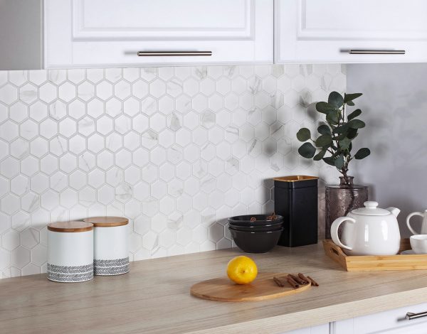 HEXAGON SMALL CARRARA MATT 51X59 — изображение 2