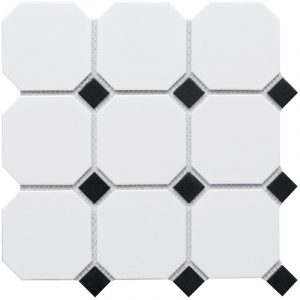 OCTAGON BIG WHITE/BLACK MATT