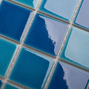 CRACKLE BLUE MIXED GLOSSY 48Х48
