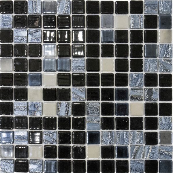 МОЗАИКА ASTRA BLACK MIX (НА СЕТКЕ) — изображение 2