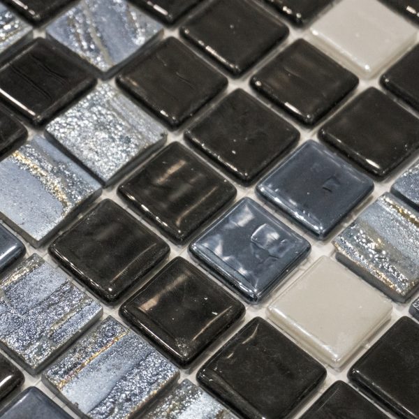МОЗАИКА ASTRA BLACK MIX (НА СЕТКЕ)