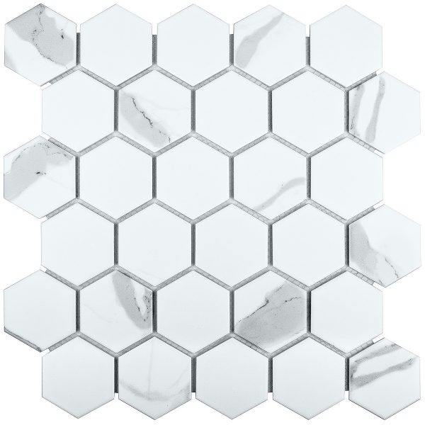 HEXAGON SMALL CARRARA MATT 51X59 — изображение 3