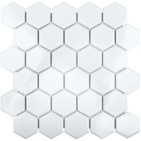 HEXAGON SMALL WHITE GLOSSY 51X59 — изображение 4