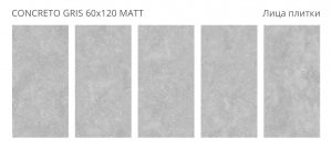 CONCRETO GRIS 60X120 MATT