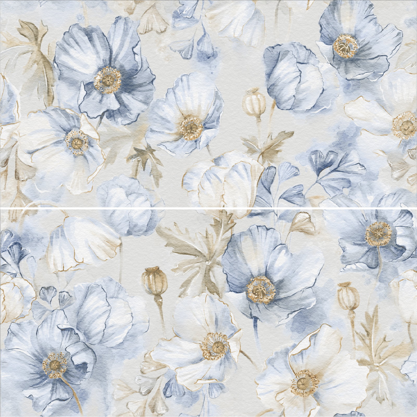 ELITE BLUEBELL DECOR A+B 60X120 MATT (2 ШТ В КОМПЛ)