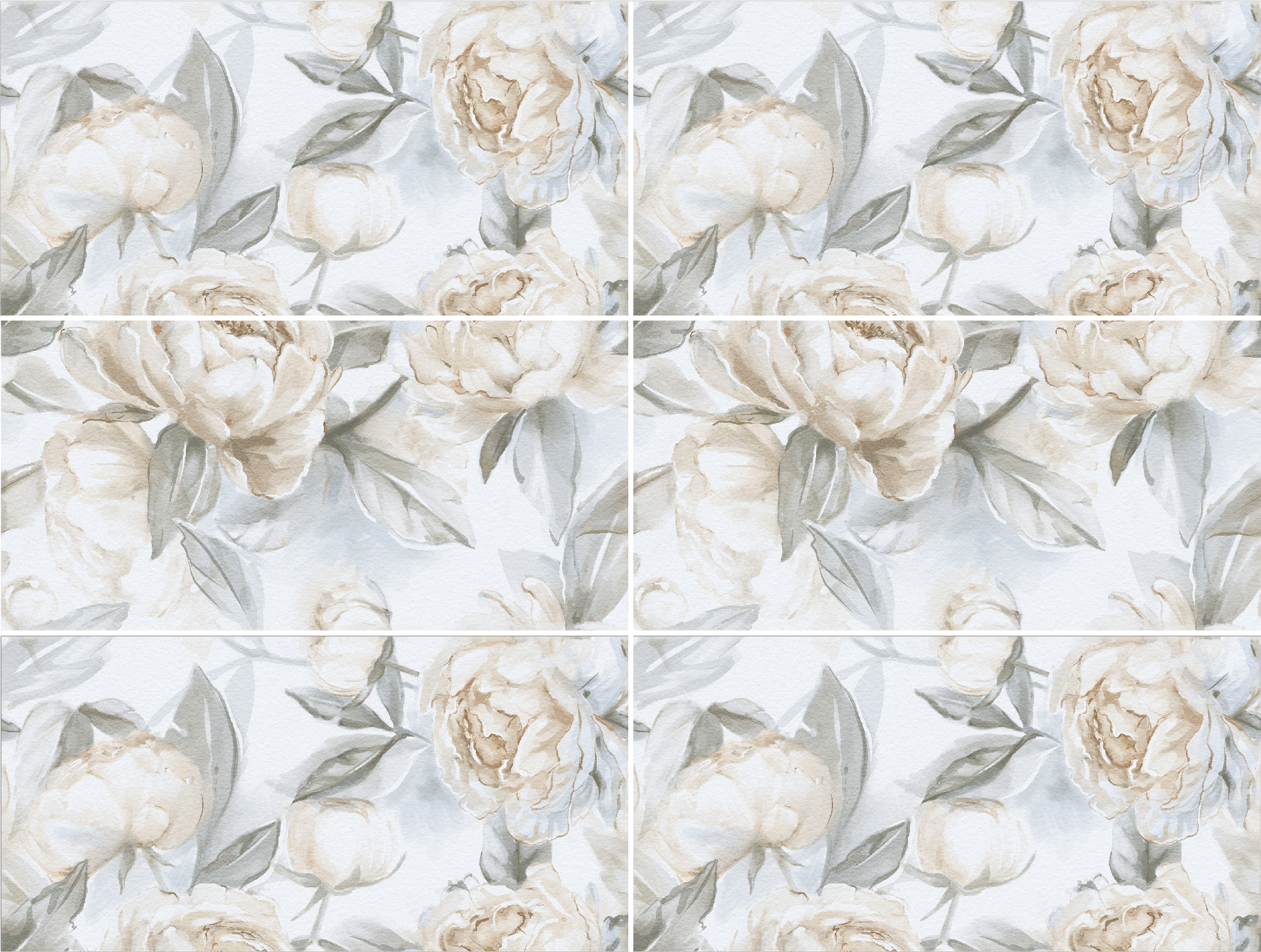 ELITE PEONIES DECOR A+B 60X120 MATT (2 ШТ В КОМПЛ) — изображение 2