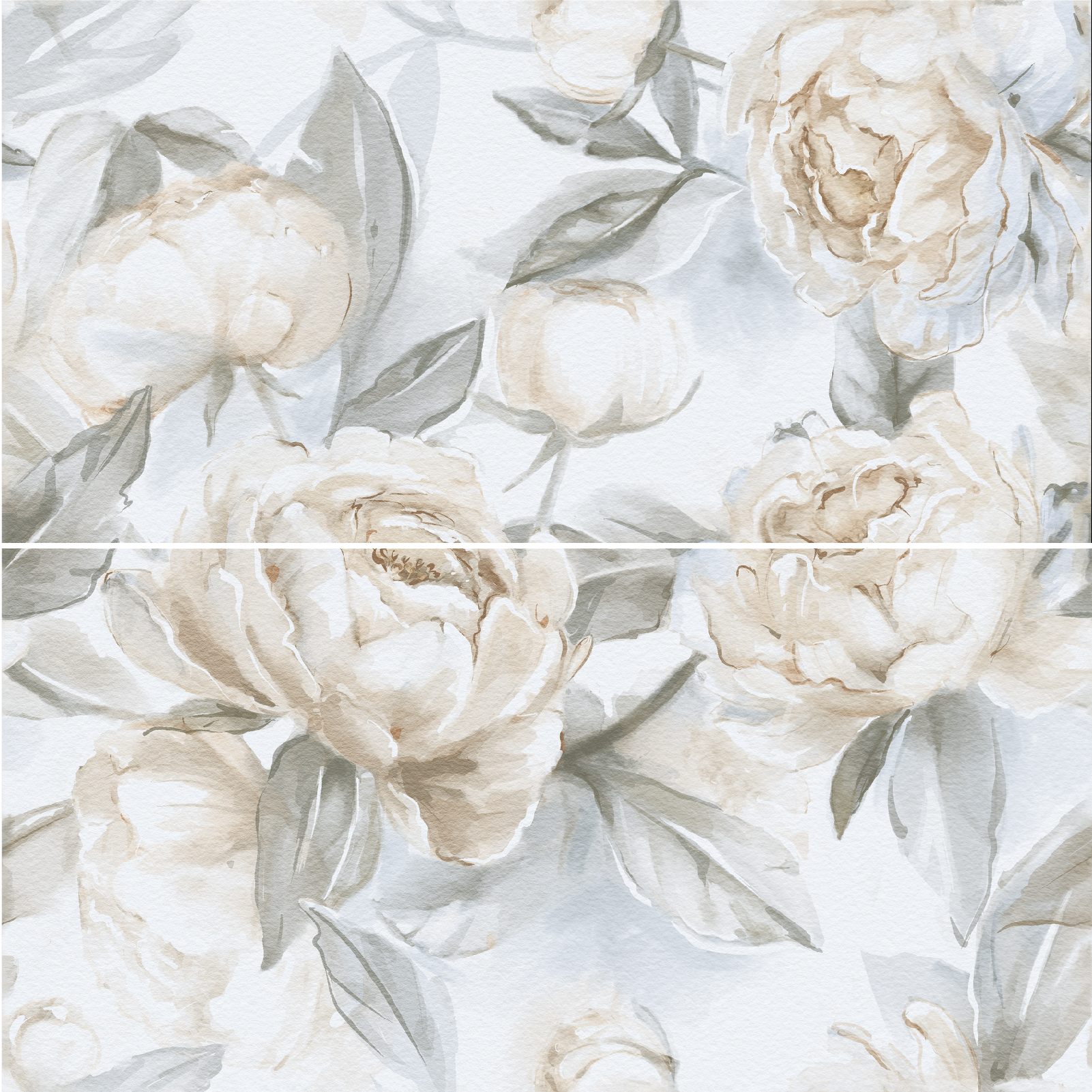 ELITE PEONIES DECOR A+B 60X120 MATT (2 ШТ В КОМПЛ)