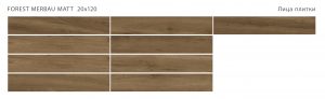 FOREST MERBAU 20X120 MATT