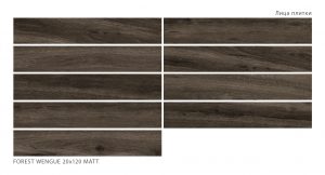 FOREST WENGUE 20X120 MATT