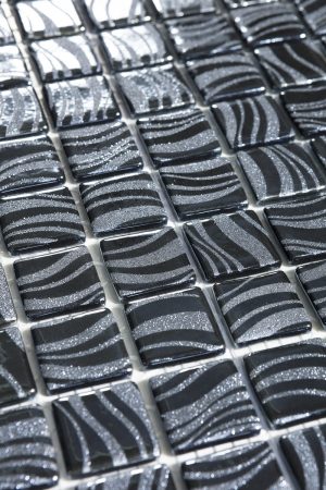 7803 GLITTER BLACK 25X25