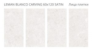 LEMAN BLANCO 60X120 CARVING SATIN