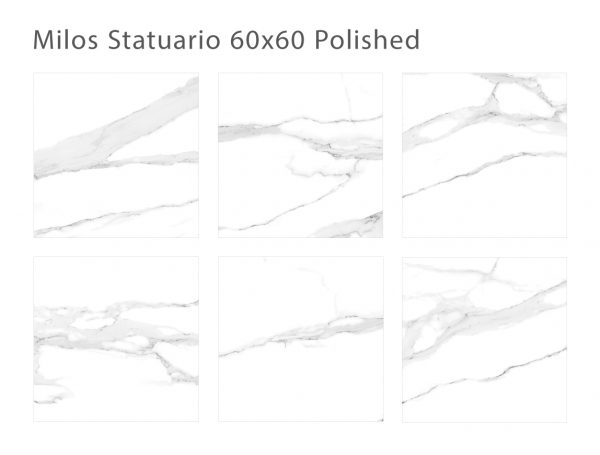 MILOS STATUARIO 60X60 POLISHED — изображение 2