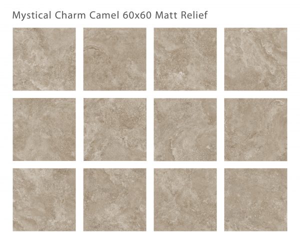 MYSTICAL CHARM CAMEL 60X60 RELIEF MATT