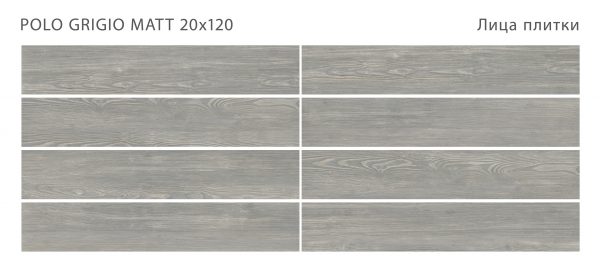 POLO GRIGIO 20X120 MATT