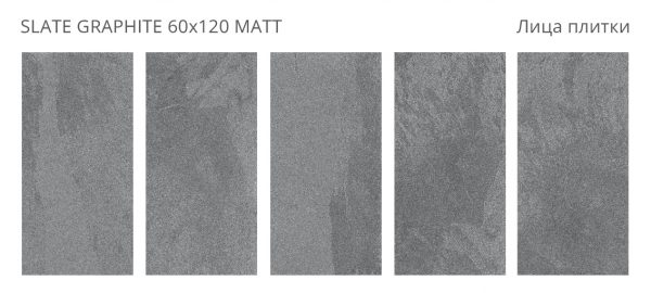 SLATE GRAPHITE 60X120 MATT