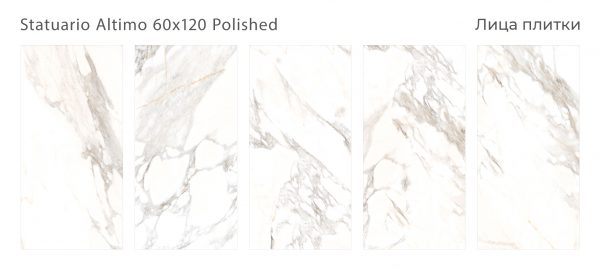 STATUARIO ALTIMO 60X120 POLISHED — изображение 2