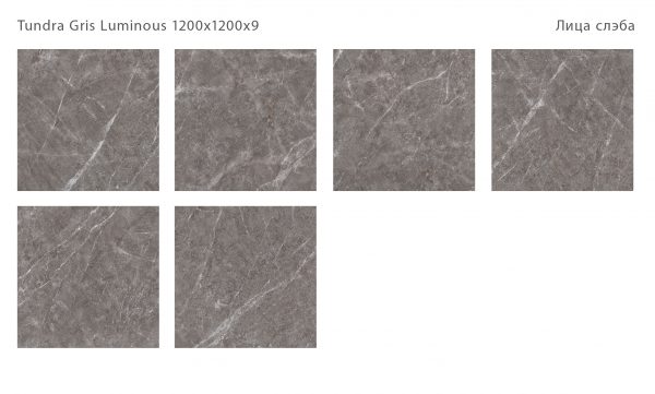 TUNDRA GRIS LUMINOUS 1200Х1200Х9ММ