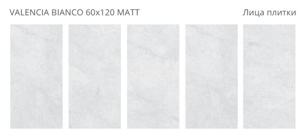 VALENCIA BIANCO 60X120 MATT