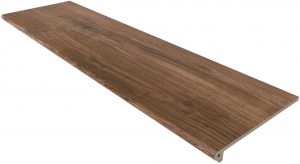 КЕРАМИЧЕСКАЯ ПЛИТКА PELDAÑO REDONDO 120 RODENO NOGAL LISO