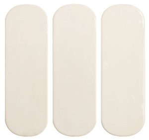 136310 CALEMA OVAL WHITE GLOSS 5.2X16