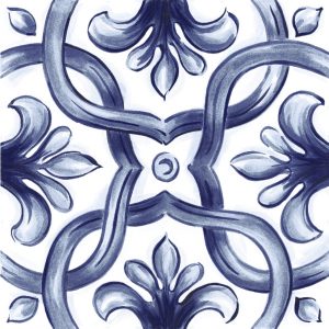 RC8H AMURI DECORO MAIOLICA TAPPETO 2 GLOSSY 20Х20 RT
