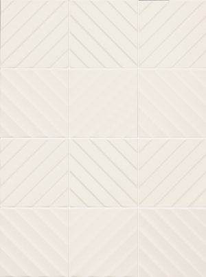 4D DIAGONAL WHITE  20Х20