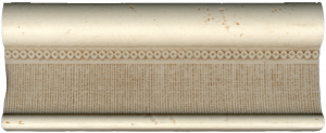 БОРДЮР КЕРАМИЧ. TIRRENO CREMA MOLDURA