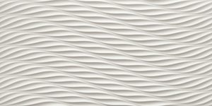 ДЕКОР КЕРАМИЧ. 3D TWIST  WHITE MATT