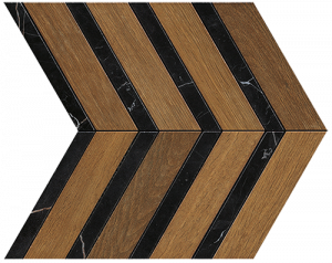 МОЗАИКА HEARTWOOD BRANDY MARBLE CHEVRON