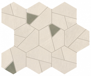 МОЗАИКА BOOST PRO IVORY MOSAICO HEX OLIVE