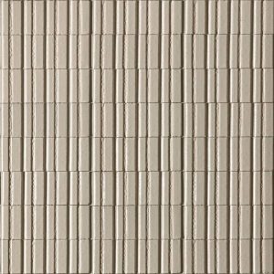 RAEM GLACÉ STRUTTURA 3D RAYÉ MASTICE GLOSSY 7,5X20