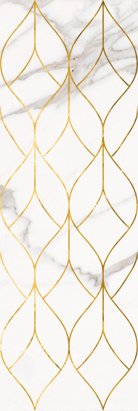 1664-0156 МИЛАНЕЗЕ ДЕКОР ТРЕСС КАРРАРА 20Х60