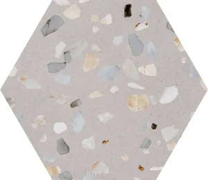 PAMESA HEX. DORIA GREIGE 25.8x29